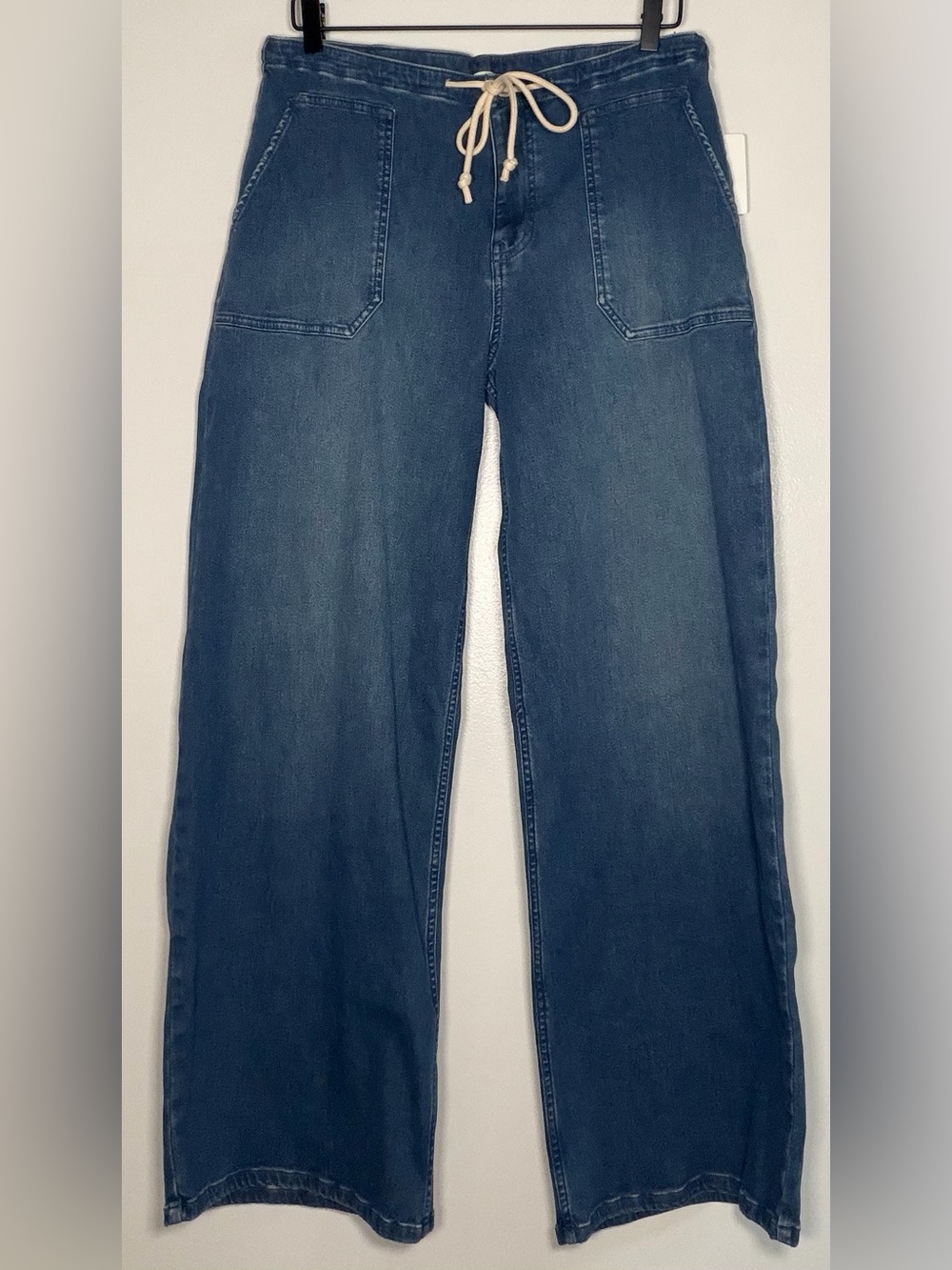 🆕 Lucky Brand Women’s Relaxed Drawstring Jeans - Denim Blue